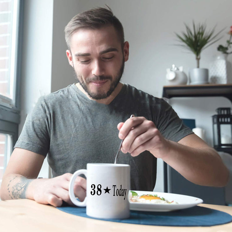 38th Birthday Gifts for Men - 1981 Birthday Gifts for Men, 38 Years Old Birthday Gifts Coffee Mug for Dad, Husband, Friend, Brother, Him, Colleague, Coworker - 11oz