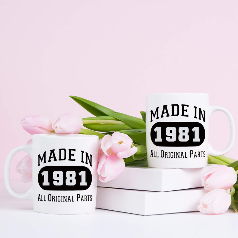 38th Birthday Gifts for Men - 1981 Birthday Gifts for Men, 38 Years Old Birthday Gifts Coffee Mug for Dad, Husband, Friend, Brother, Him, Colleague, Coworker - 11oz