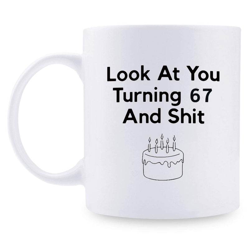 67th Birthday Gifts for Men - 1952 Birthday Gifts for Men, 67 Years Old Birthday Gifts Coffee Mug for Dad, Husband, Friend, Brother, Him, Colleague, Coworker - 11oz