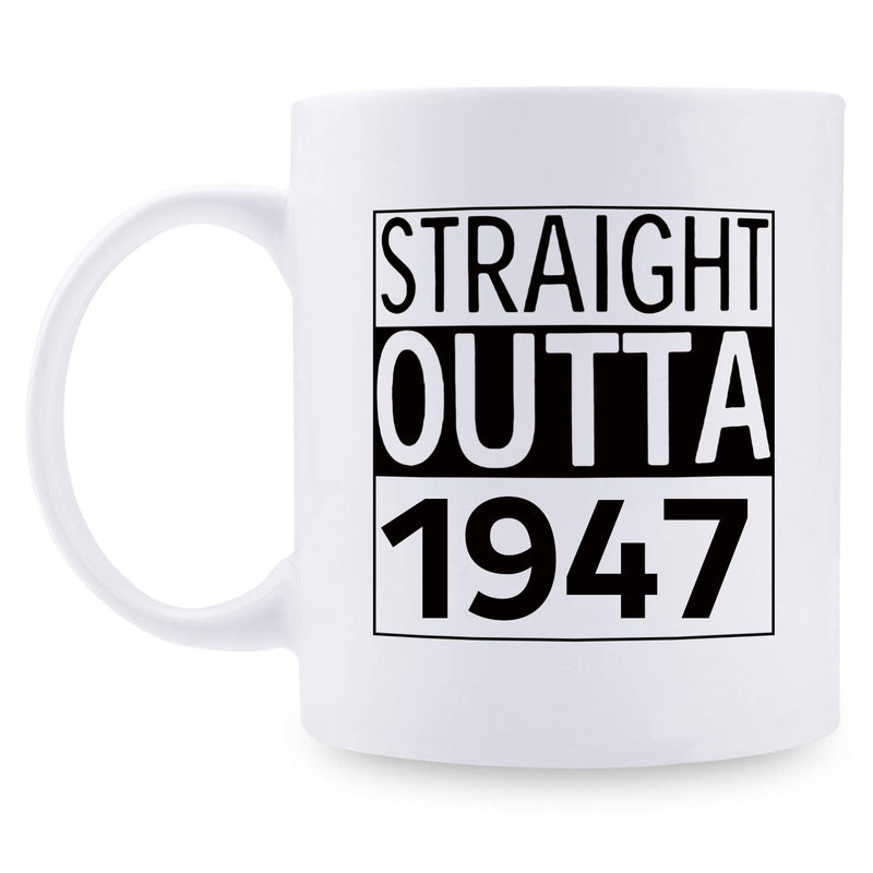 72nd Birthday Gifts for Women - 1947 Birthday Gifts for Women, 72 Years Old Birthday Gifts Coffee Mug for Mom, Wife, Friend, Sister, Her, Colleague, Coworker - 11oz