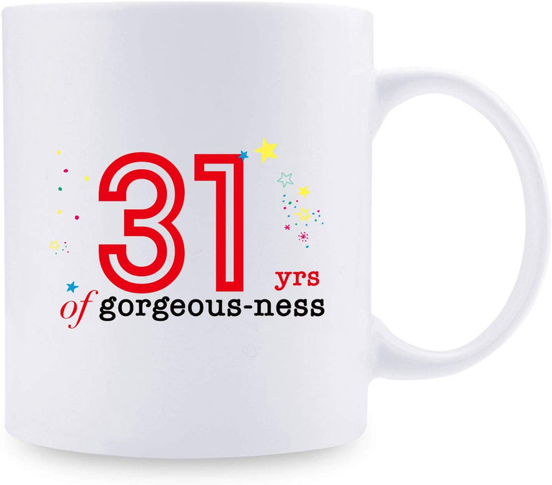 31st Birthday Gifts for Men - 1988 Birthday Gifts for Men, 31 Years Old Birthday Gifts Coffee Mug for Dad, Husband, Friend, Brother, Him, Colleague, Coworker - 11oz