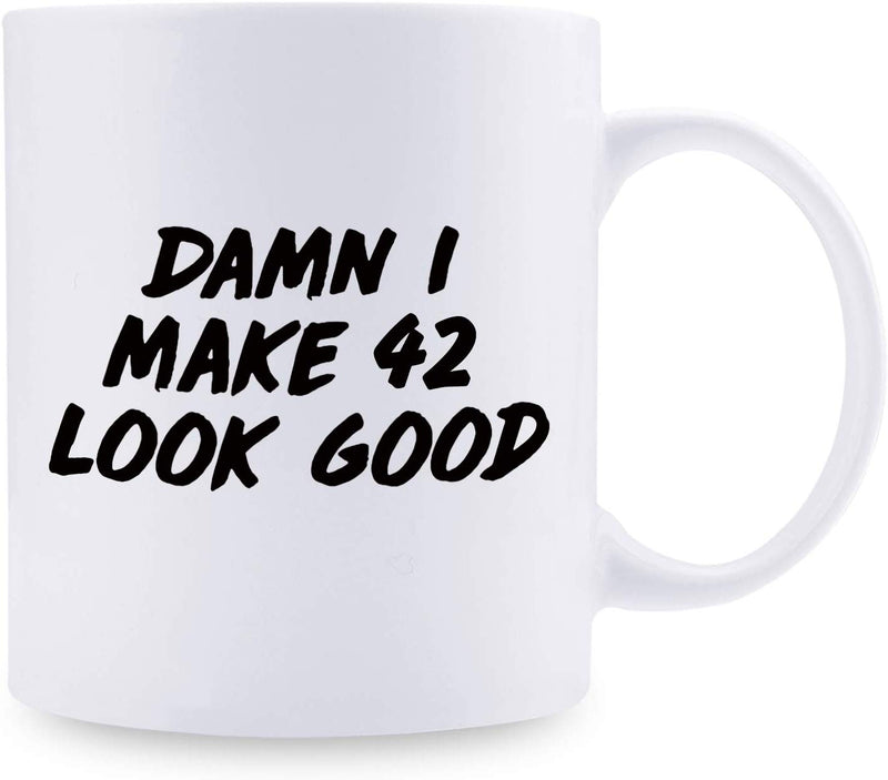 42nd Birthday Gifts for Women - 1977 Birthday Gifts for Women, 42 Years Old Birthday Gifts Coffee Mug for Mom, Wife, Friend, Sister, Her, Colleague, Coworker - 11oz