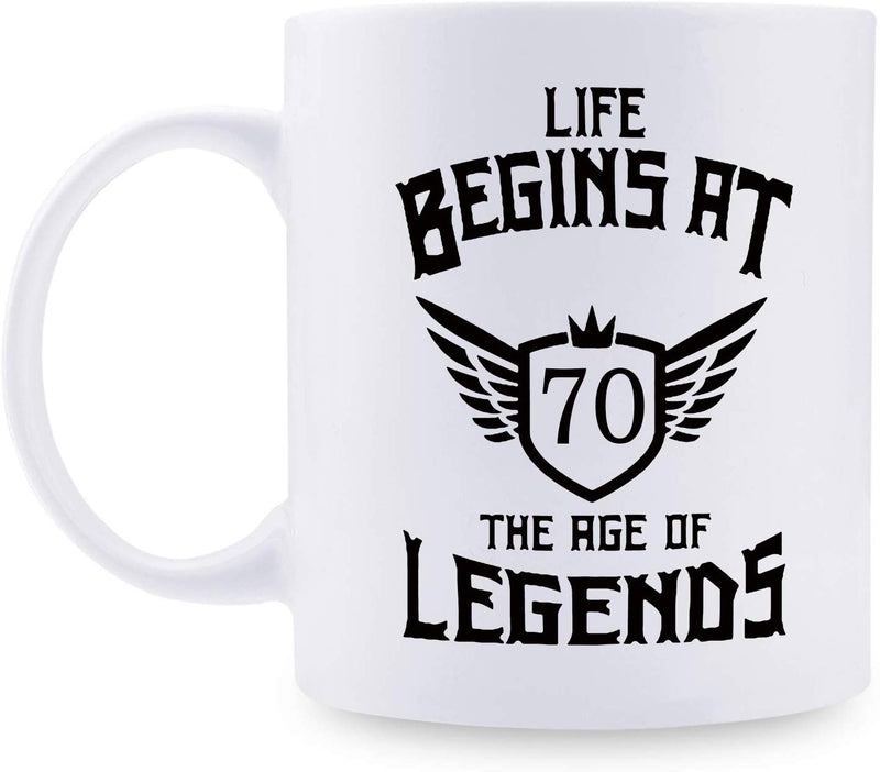 70th Birthday Gifts for Women - 1949 Birthday Gifts for Women, 70 Years Old Birthday Gifts Coffee Mug for Mom, Wife, Friend, Sister, Her, Colleague, Coworker - 11oz