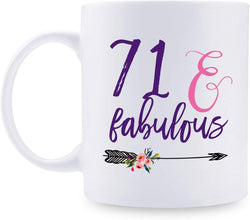 71st Birthday Gifts for Men - 1948 Birthday Gifts for Men, 71 Years Old Birthday Gifts Coffee Mug for Dad, Husband, Friend, Brother, Him, Colleague, Coworker - 11oz