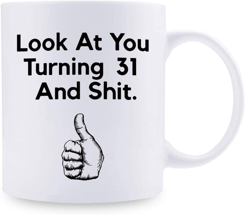 31st Birthday Gifts for Men - 1988 Birthday Gifts for Men, 31 Years Old Birthday Gifts Coffee Mug for Dad, Husband, Friend, Brother, Him, Colleague, Coworker - 11oz