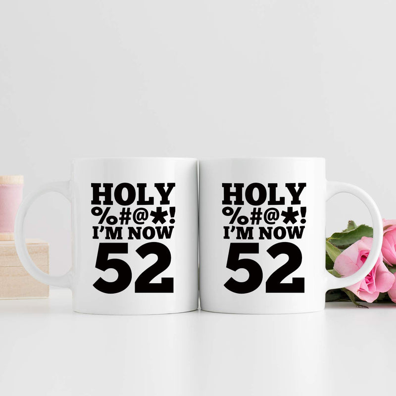 52nd Birthday Gifts for Men - 1967 Birthday Gifts for Men, 52 Years Old Birthday Gifts Coffee Mug for Dad, Husband, Friend, Brother, Him, Colleague, Coworker, HOLY MUG - 11oz