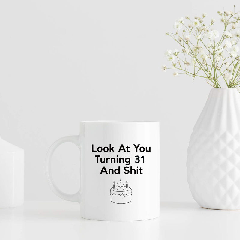 31st Birthday Gifts for Men - 1988 Birthday Gifts for Men, 31 Years Old Birthday Gifts Coffee Mug for Dad, Husband, Friend, Brother, Him, Colleague, Coworker - 11oz