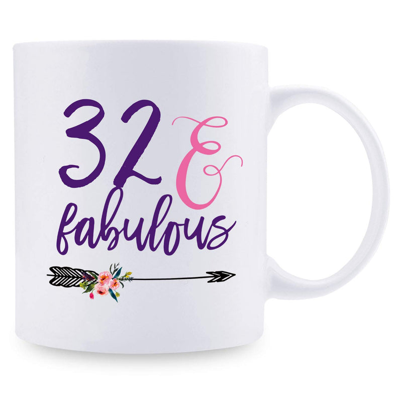 32nd Birthday Gifts for Men - 1987 Birthday Gifts for Men, 32 Years Old Birthday Gifts Coffee Mug for Dad, Husband, Friend, Brother, Him, Colleague, Coworker - 11oz
