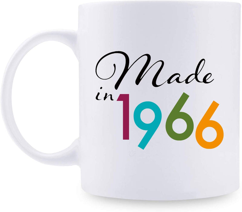 53rd Birthday Gifts for Women - 1966 Birthday Gifts for Women, 53 Years Old Birthday Gifts Coffee Mug for Mom, Wife, Friend, Sister, Her, Colleague, Coworker - 11oz