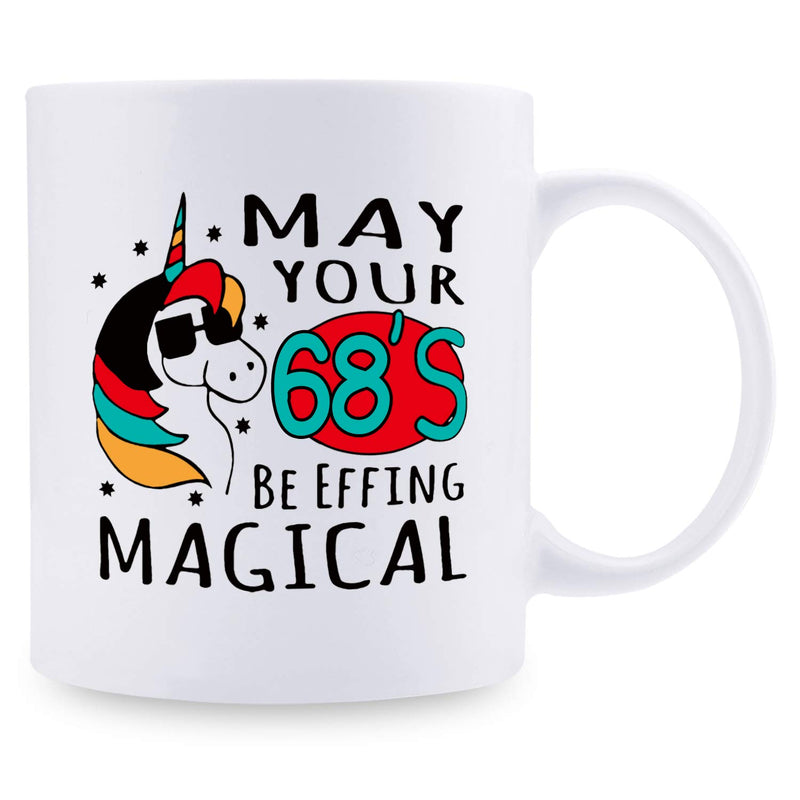 68th Birthday Gifts for Women - 1951 Birthday Gifts for Women, 68 Years Old Birthday Gifts Coffee Mug for Mom, Wife, Friend, Sister, Her, Colleague, Coworker - 11oz