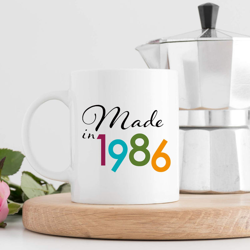 33rd Birthday Gifts for Men - 1986 Birthday Gifts for Men, 33 Years Old Birthday Gifts Coffee Mug for Dad, Husband, Friend, Brother, Him, Colleague, Coworker - 11oz