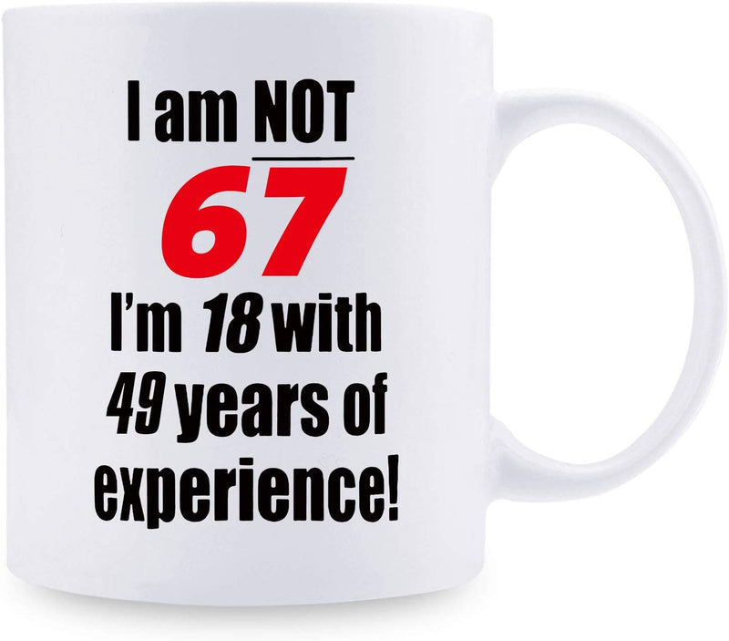 67th Birthday Gifts for Women - 1952 Birthday Gifts for Women, 67 Years Old Birthday Gifts Coffee Mug for Mom, Wife, Friend, Sister, Her, Colleague, Coworker - 11oz