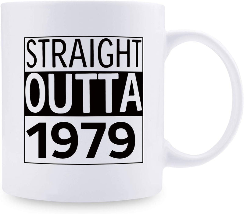 40th Birthday Gifts for Women - 1979 Birthday Gifts for Women, 40 Years Old Birthday Gifts Coffee Mug for Mom, Wife, Friend, Sister, Her, Colleague, Coworker - 11oz