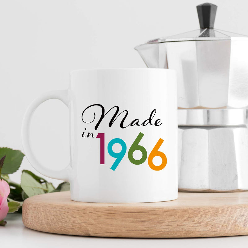 53rd Birthday Gifts for Women - 1966 Birthday Gifts for Women, 53 Years Old Birthday Gifts Coffee Mug for Mom, Wife, Friend, Sister, Her, Colleague, Coworker - 11oz