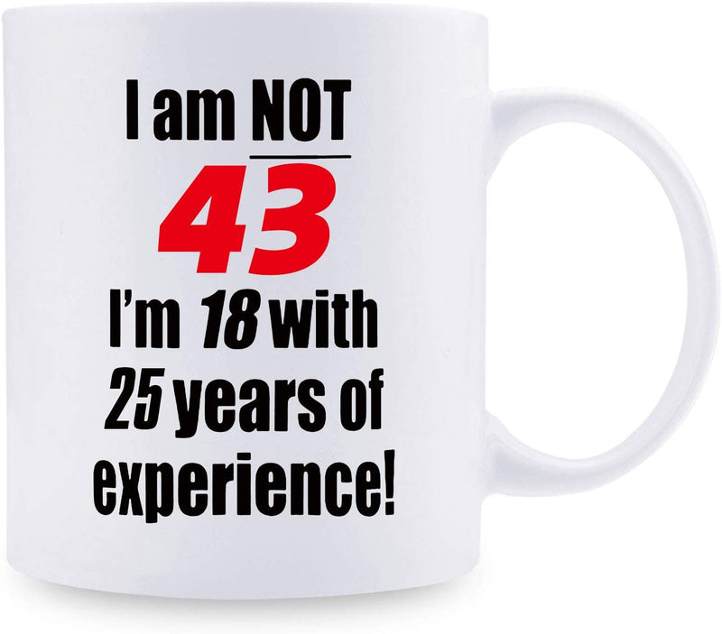 43rd Birthday Gifts for Women - 1976 Birthday Gifts for Women, 43 Years Old Birthday Gifts Coffee Mug for Mom, Wife, Friend, Sister, Her, Colleague, Coworker - 11oz