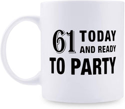 61st Birthday Gifts for Women - 1958 Birthday Gifts for Women, 61 Years Old Birthday Gifts Coffee Mug for Mom, Wife, Friend, Sister, Her, Colleague, Coworker - 11oz