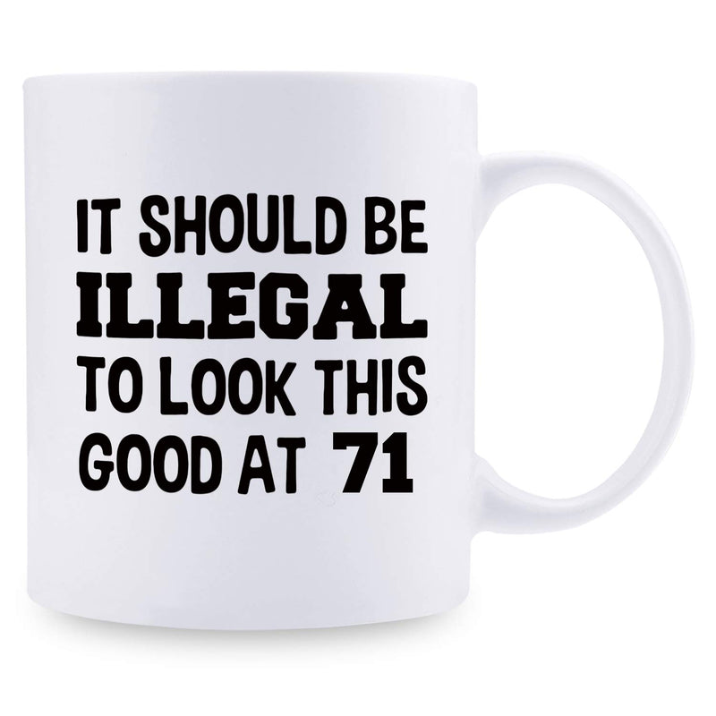 71st Birthday Gifts for Men - 1948 Birthday Gifts for Men, 71 Years Old Birthday Gifts Coffee Mug for Dad, Husband, Friend, Brother, Him, Colleague, Coworker - 11oz