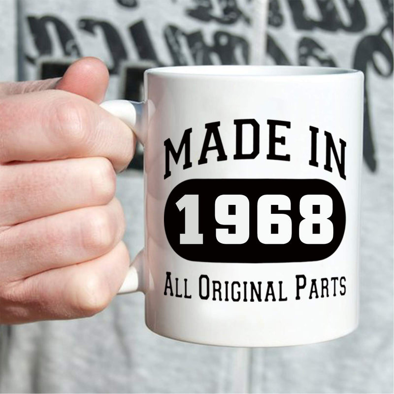 51st Birthday Gifts for Women - 1968 Birthday Gifts for Women, 51 Years Old Birthday Gifts Coffee Mug for Mom, Wife, Friend, Sister, Her, Colleague, Coworker - 11oz