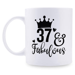 37th Birthday Gifts for Men - 1982 Birthday Gifts for Men, 37 Years Old Birthday Gifts Coffee Mug for Dad, Husband, Friend, Brother, Him, Colleague, Coworker - 11oz