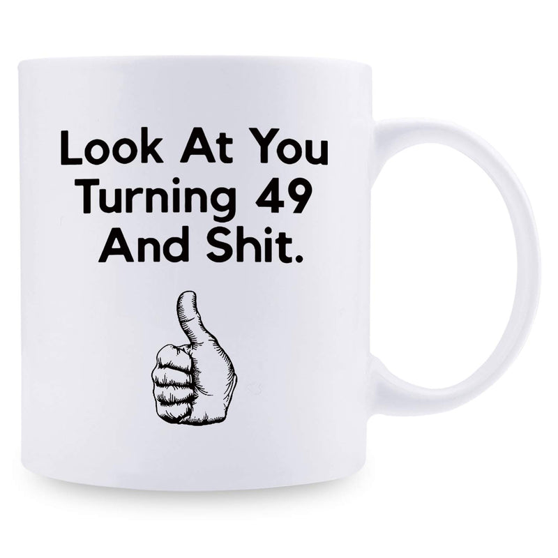 49th Birthday Gifts for Men - 1970 Birthday Gifts for Men, 49 Years Old Birthday Gifts Coffee Mug for Dad, Husband, Friend, Brother, Him, Colleague, Coworker - 11oz