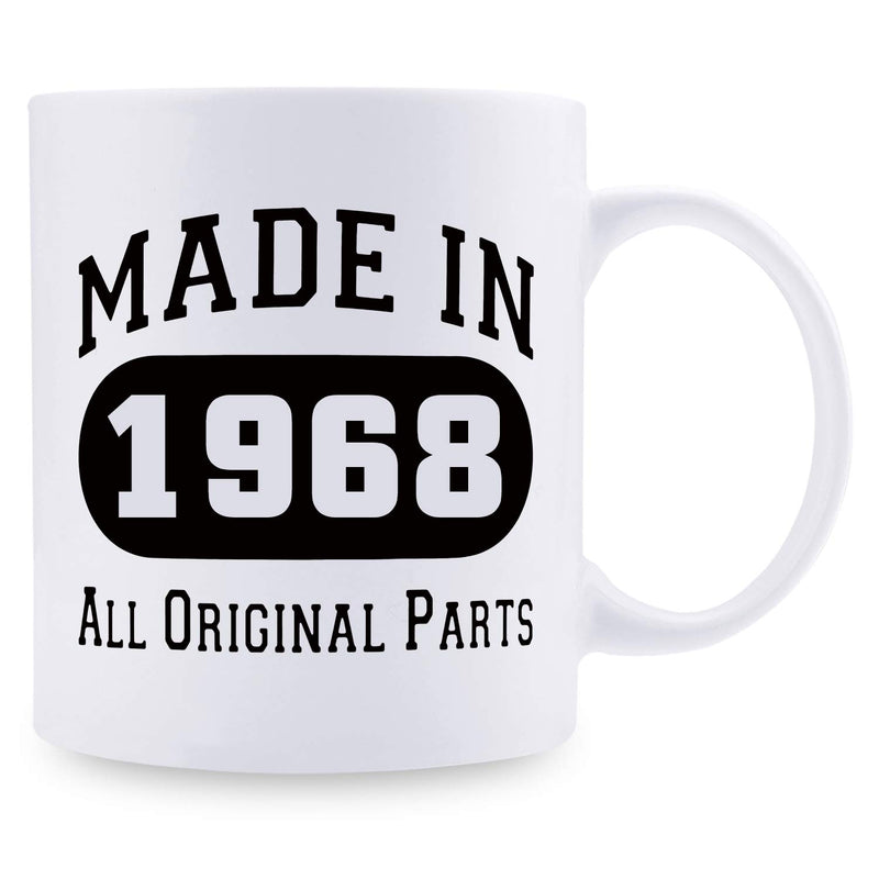 51st Birthday Gifts for Women - 1968 Birthday Gifts for Women, 51 Years Old Birthday Gifts Coffee Mug for Mom, Wife, Friend, Sister, Her, Colleague, Coworker - 11oz