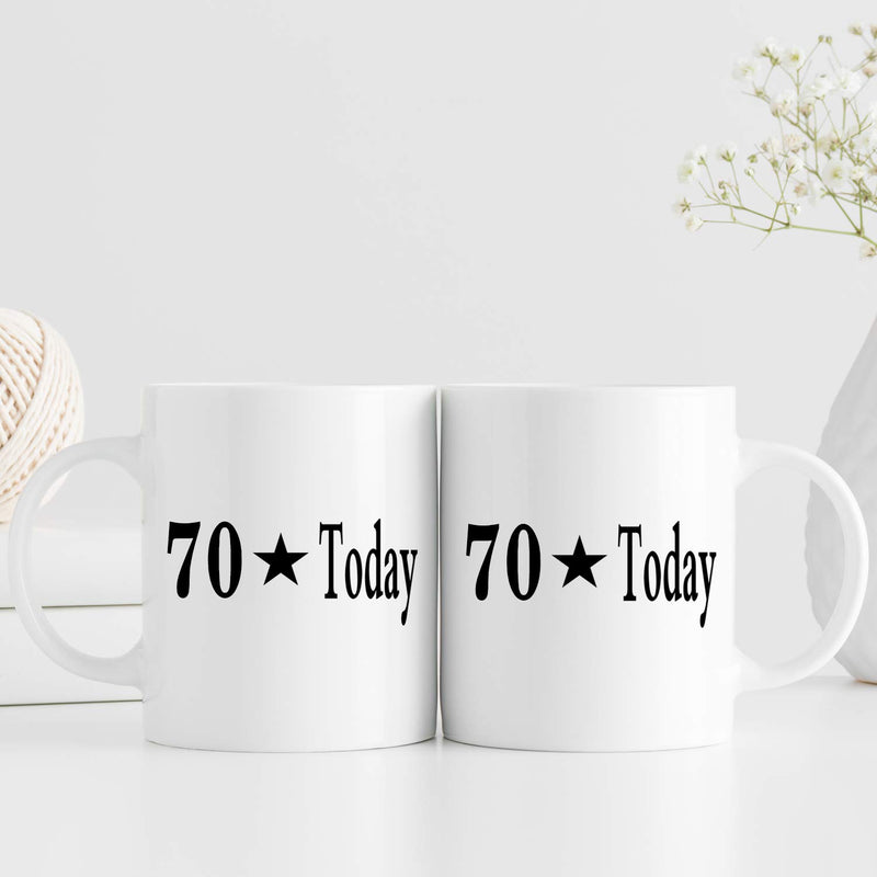 70th Birthday Gifts for Men - 1949 Birthday Gifts for Men, 70 Years Old Birthday Gifts Coffee Mug for Dad, Husband, Friend, Brother, Him, Colleague, Coworker - 11oz