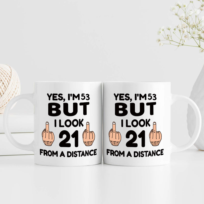 53rd Birthday Gifts for Women - 1966 Birthday Gifts for Women, 53 Years Old Birthday Gifts Coffee Mug for Mom, Wife, Friend, Sister, Her, Colleague, Coworker - 11oz