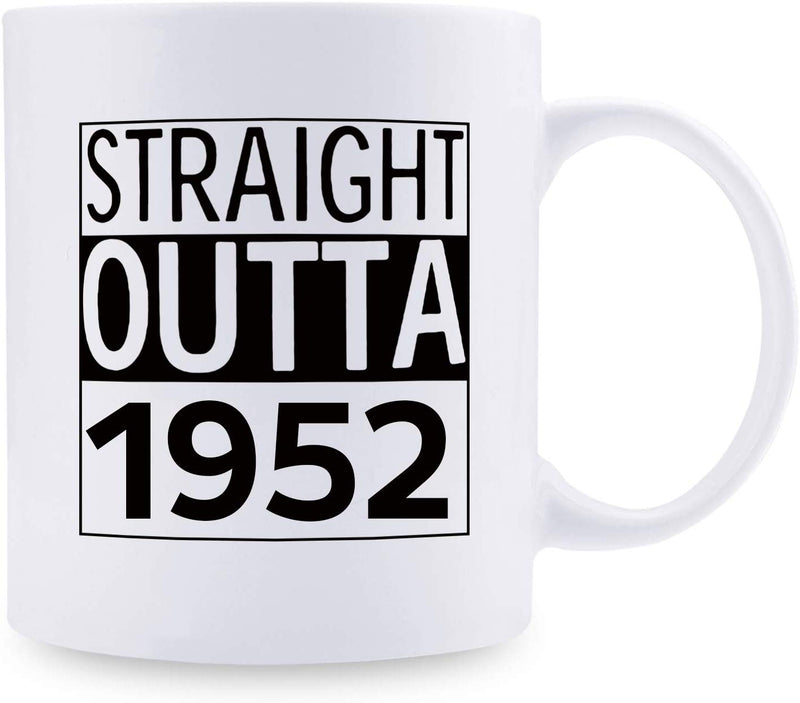 67th Birthday Gifts for Men - 1952 Birthday Gifts for Men, 67 Years Old Birthday Gifts Coffee Mug for Dad, Husband, Friend, Brother, Him, Colleague, Coworker - 11oz