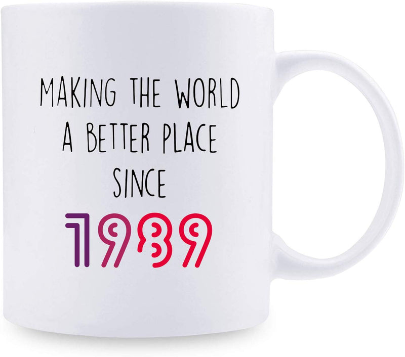 30th Birthday Gifts for Women - 1989 Birthday Gifts for Women, 30 Years Old Birthday Gifts Coffee Mug for Mom, Wife, Friend, Sister, Her, Colleague, Coworker - 11oz