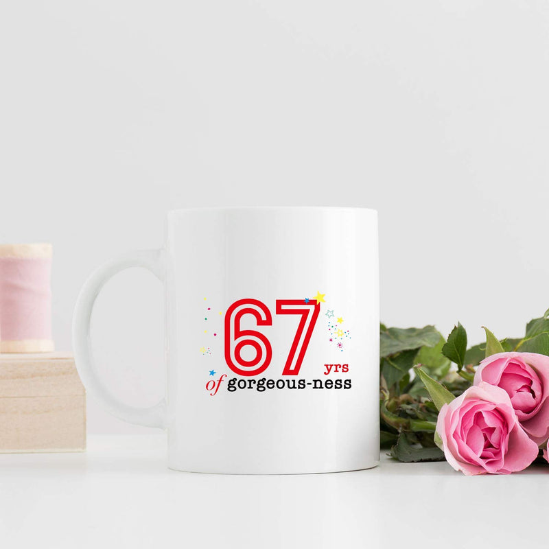 67th Birthday Gifts for Women - 1952 Birthday Gifts for Women, 67 Years Old Birthday Gifts Coffee Mug for Mom, Wife, Friend, Sister, Her, Colleague, Coworker - 11oz