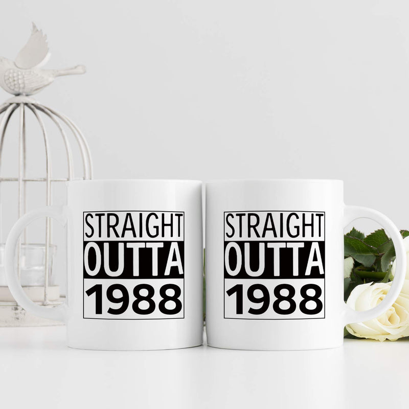 31st Birthday Gifts for Men - 1988 Birthday Gifts for Men, 31 Years Old Birthday Gifts Coffee Mug for Dad, Husband, Friend, Brother, Him, Colleague, Coworker - 11oz