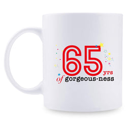 65th Birthday Gifts for Women - 1954 Birthday Gifts for Women, 65 Years Old Birthday Gifts Coffee Mug for Mom, Wife, Friend, Sister, Her, Colleague, Coworker - 11oz