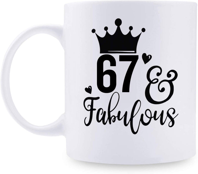 67th Birthday Gifts for Men - 1952 Birthday Gifts for Men, 67 Years Old Birthday Gifts Coffee Mug for Dad, Husband, Friend, Brother, Him, Colleague, Coworker - 11oz