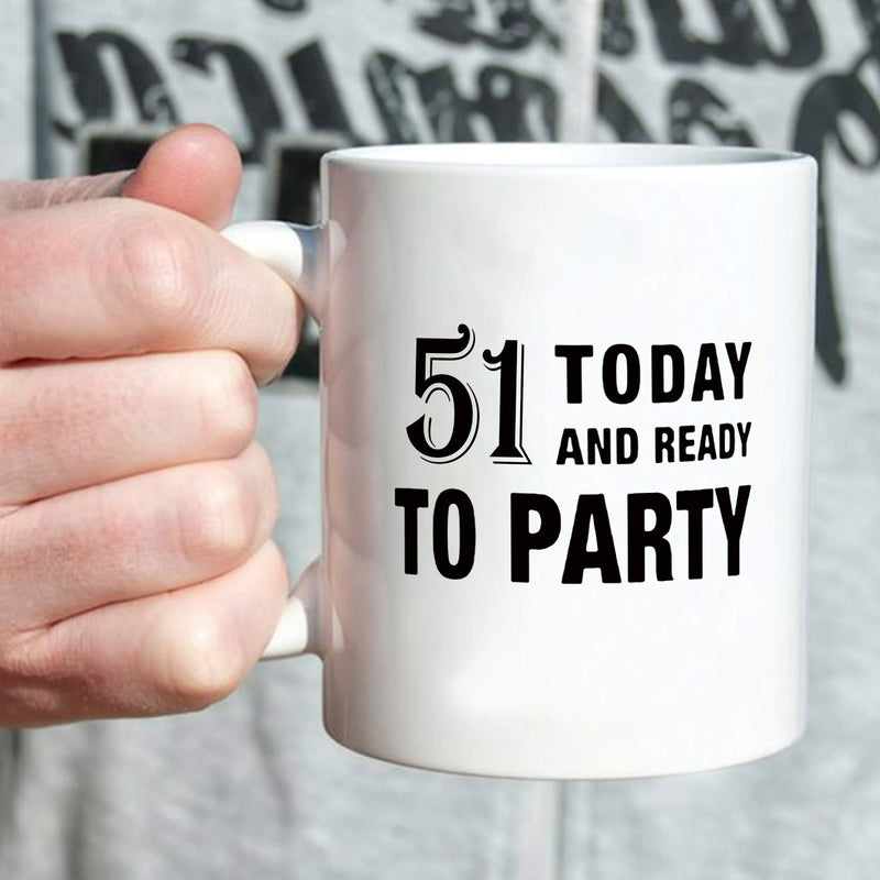 51st Birthday Gifts for Men - 1968 Birthday Gifts for Men, 51 Years Old Birthday Gifts Coffee Mug for Dad, Husband, Friend, Brother, Him, Colleague, Coworker - 11oz