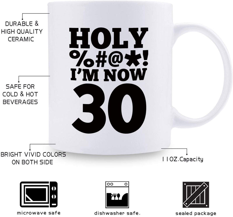 30th Birthday Gifts for Women - 1989 Birthday Gifts for Women, 30 Years Old Birthday Gifts Coffee Mug for Mom, Wife, Friend, Sister, Her, Colleague, Coworker, HOLY MUG- 11oz