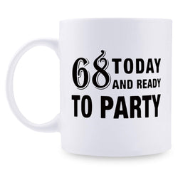 68th Birthday Gifts for Women - 1951 Birthday Gifts for Women, 68 Years Old Birthday Gifts Coffee Mug for Mom, Wife, Friend, Sister, Her, Colleague, Coworker - 11oz