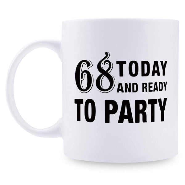 68th Birthday Gifts for Women - 1951 Birthday Gifts for Women, 68 Years Old Birthday Gifts Coffee Mug for Mom, Wife, Friend, Sister, Her, Colleague, Coworker - 11oz