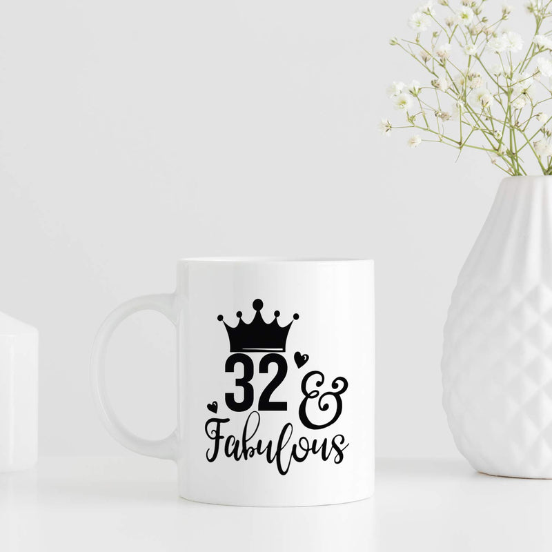 32nd Birthday Gifts for Men - 1987 Birthday Gifts for Men, 32 Years Old Birthday Gifts Coffee Mug for Dad, Husband, Friend, Brother, Him, Colleague, Coworker - 11oz