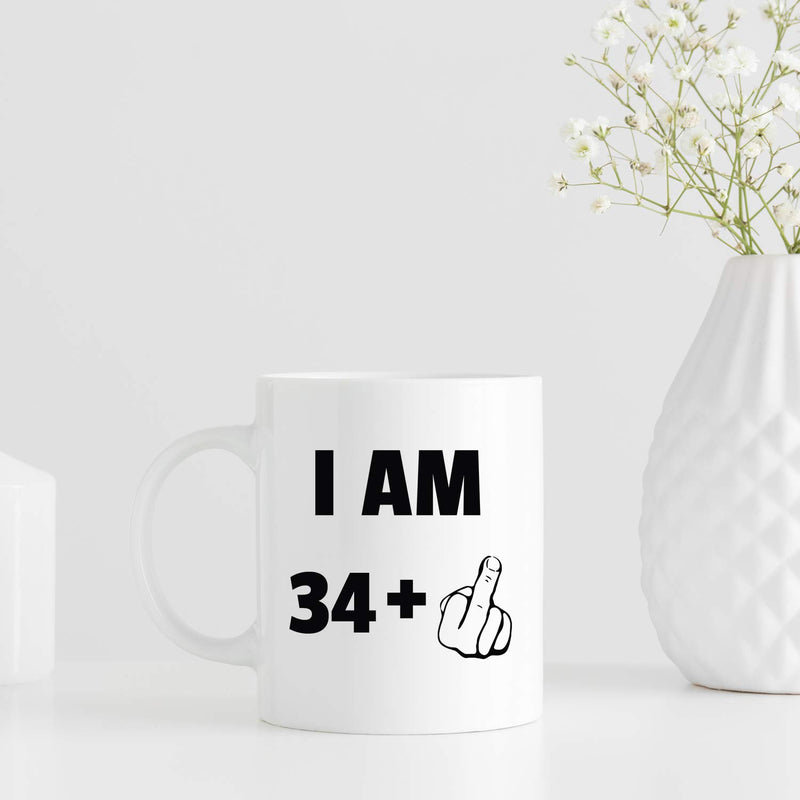 35th Birthday Gifts for Men - 1984 Birthday Gifts for Men, 35 Years Old Birthday Gifts Coffee Mug for Dad, Husband, Friend, Brother, Him, Colleague, Coworker - 11oz