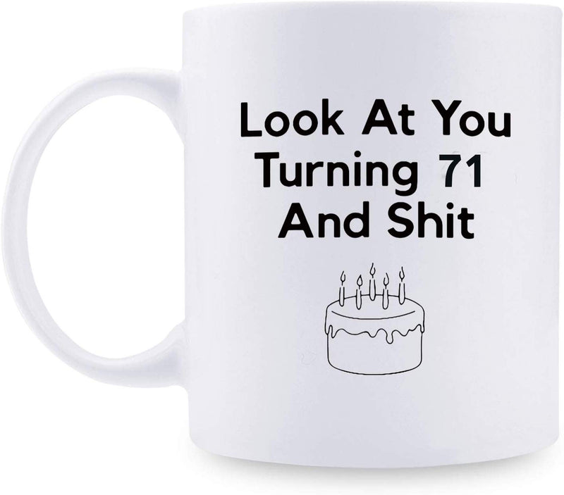 71st Birthday Gifts for Women - 1948 Birthday Gifts for Women, 71 Years Old Birthday Gifts Coffee Mug for Mom, Wife, Friend, Sister, Her, Colleague, Coworker - 11oz