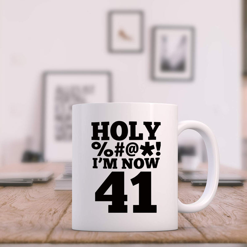 41st Birthday Gifts for Men - 1978 Birthday Gifts for Men, 41 Years Old Birthday Gifts Coffee Mug for Dad, Husband, Friend, Brother, Him, Colleague, Coworker, HOLY MUG - 11oz