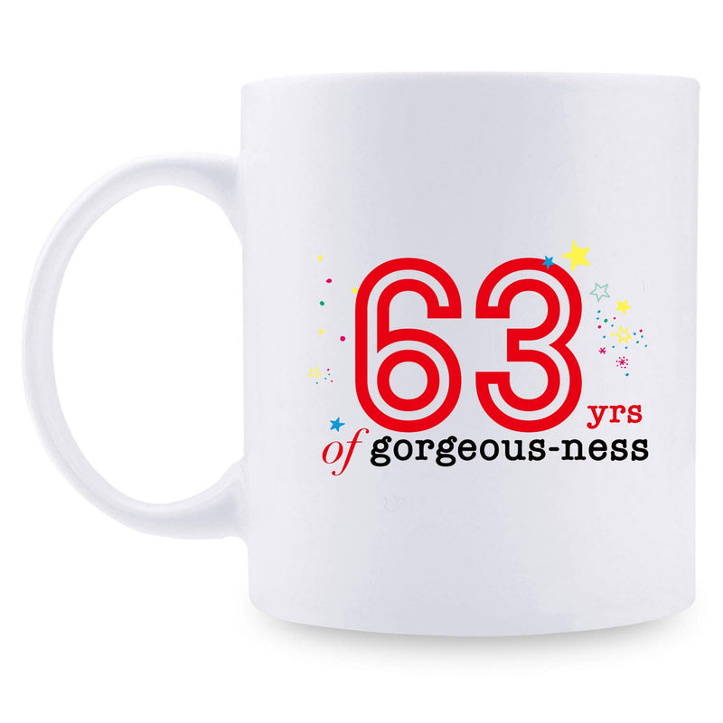 63rd Birthday Gifts for Women - 1956 Birthday Gifts for Women, 63 Years Old Birthday Gifts Coffee Mug for Mom, Wife, Friend, Sister, Her, Colleague, Coworker - 11oz