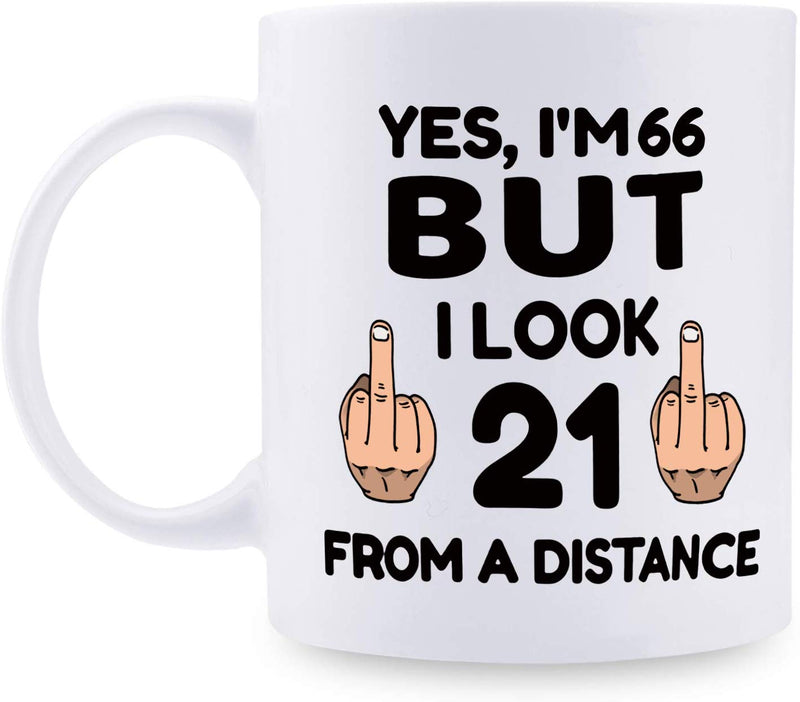 66th Birthday Gifts For Men - 1953 Birthday Gifts for Men, 66 Years Old Birthday Gifts Coffee Mug for Dad, Husband, Friend, Brother, Him, Colleague, Coworker - 11oz