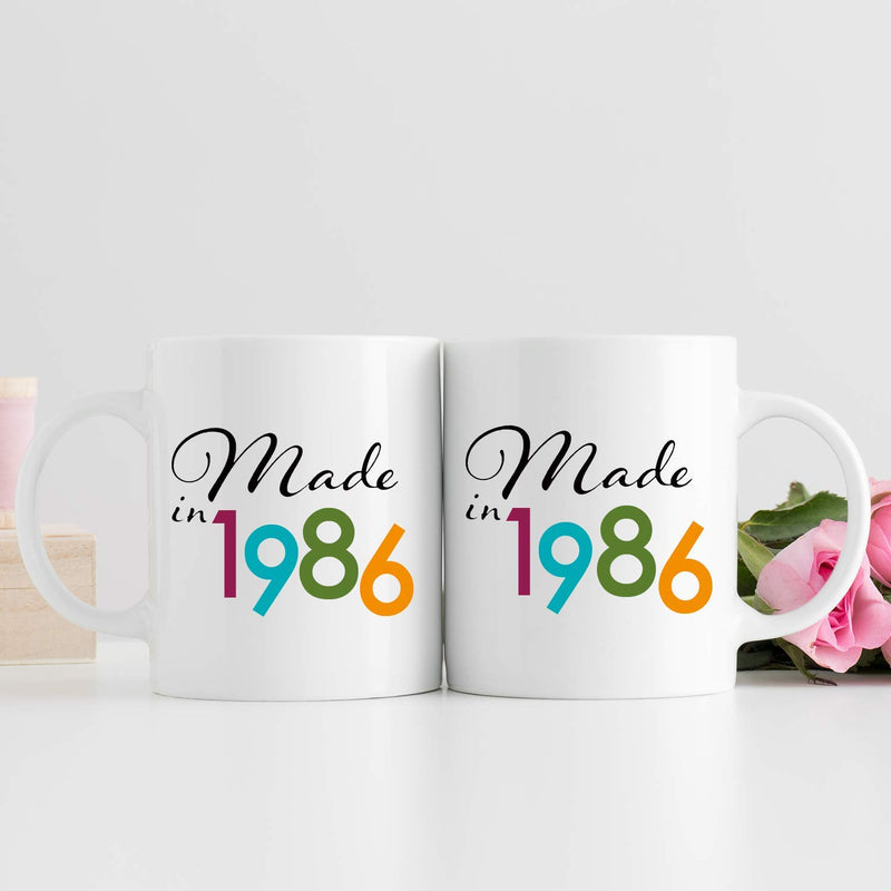 33rd Birthday Gifts for Men - 1986 Birthday Gifts for Men, 33 Years Old Birthday Gifts Coffee Mug for Dad, Husband, Friend, Brother, Him, Colleague, Coworker - 11oz