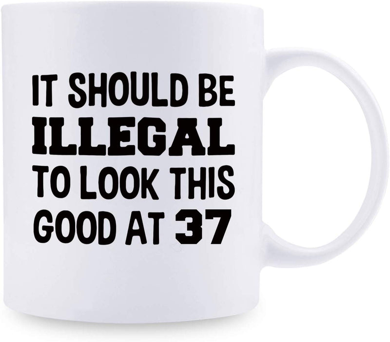 37th Birthday Gifts for Men - 1982 Birthday Gifts for Men, 37 Years Old Birthday Gifts Coffee Mug for Dad, Husband, Friend, Brother, Him, Colleague, Coworker - 11oz