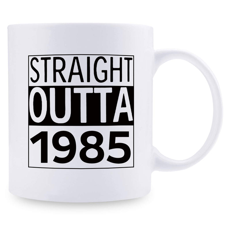34th Birthday Gifts for Men - 1985 Birthday Gifts for Men, 34 Years Old Birthday Gifts Coffee Mug for Dad, Husband, Friend, Brother, Him, Colleague, Coworker - 11oz
