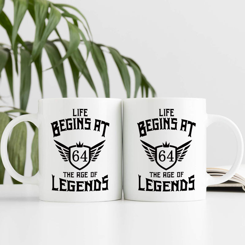 64th Birthday Gifts for Women - 1955 Birthday Gifts for Women, 64 Years Old Birthday Gifts Coffee Mug for Mom, Wife, Friend, Sister, Her, Colleague, Coworker - 11oz