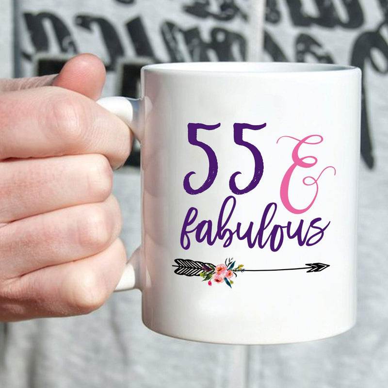 55th Birthday Gifts for Men - 1964 Birthday Gifts for Men, 55 Years Old Birthday Gifts Coffee Mug for Dad, Husband, Friend, Brother, Him, Colleague, Coworker - 11oz