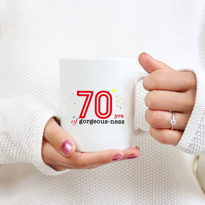 70th Birthday Gifts for Women - 1949 Birthday Gifts for Women, 70 Years Old Birthday Gifts Coffee Mug for Mom, Wife, Friend, Sister, Her, Colleague, Coworker - 11oz