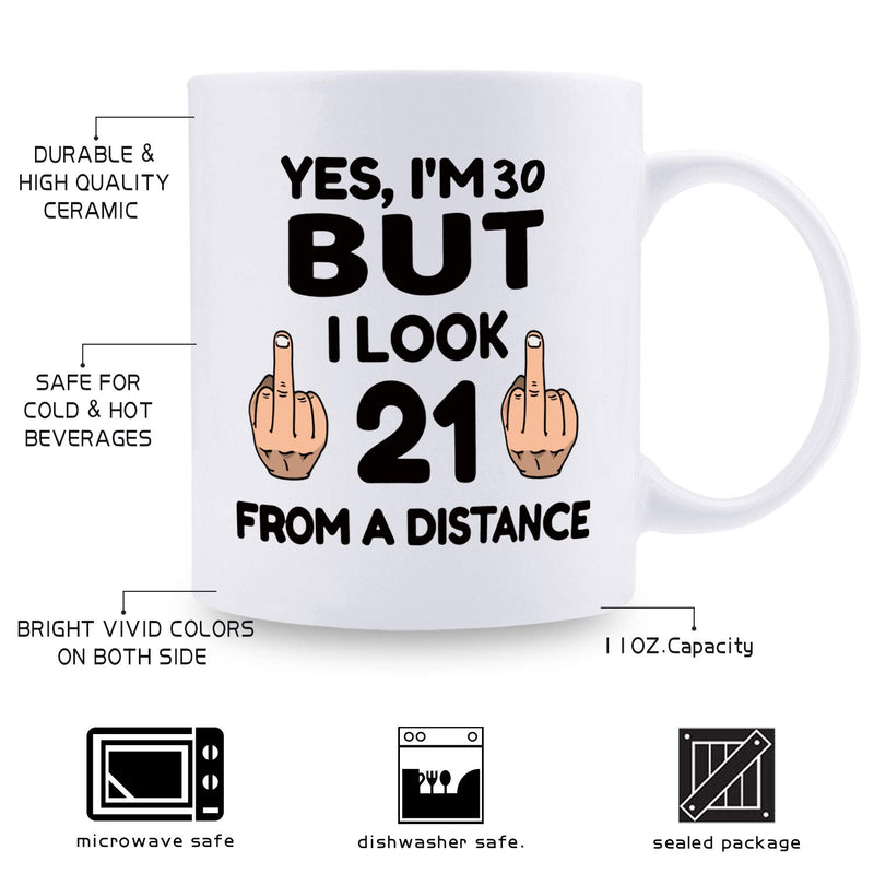 30th Birthday Gifts for Women - 1989 Birthday Gifts for Women, 30 Years Old Birthday Gifts Coffee Mug for Mom, Wife, Friend, Sister, Her, Colleague, Coworker - 11oz
